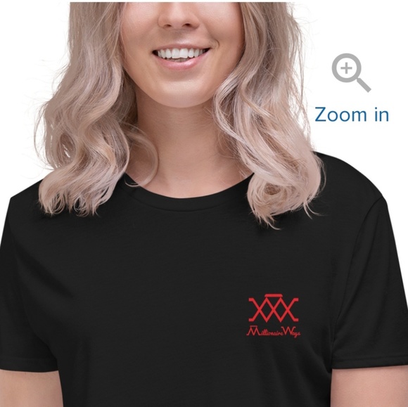 Millionaire Ways Flowy Crop Top - Picture 1 of 1